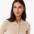 3D Rib Knit Polo Collar Merino Wool Sweater image number 1