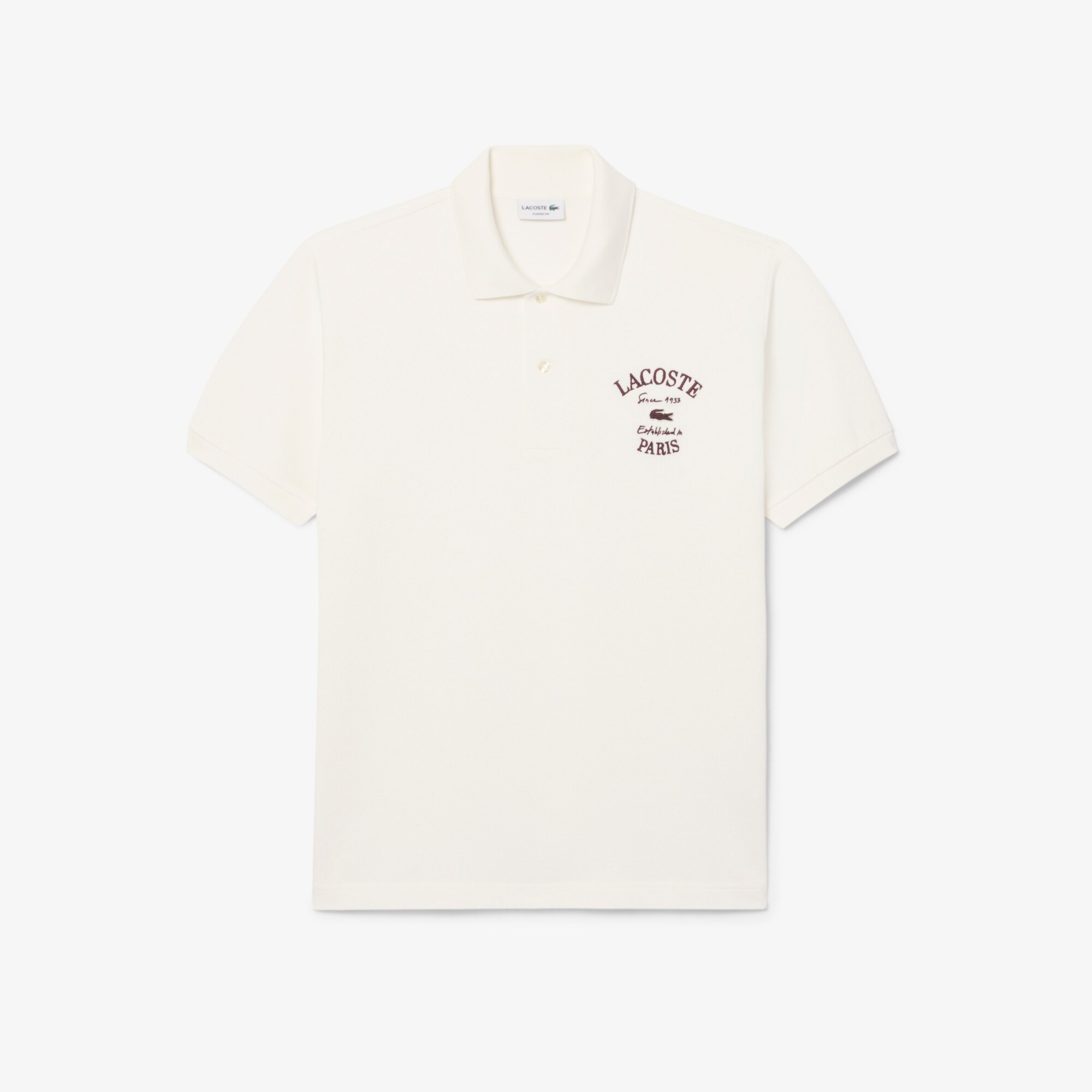 Classic Fit Embroidered Petit Piqu&eacute; Polo Shirt image number 3