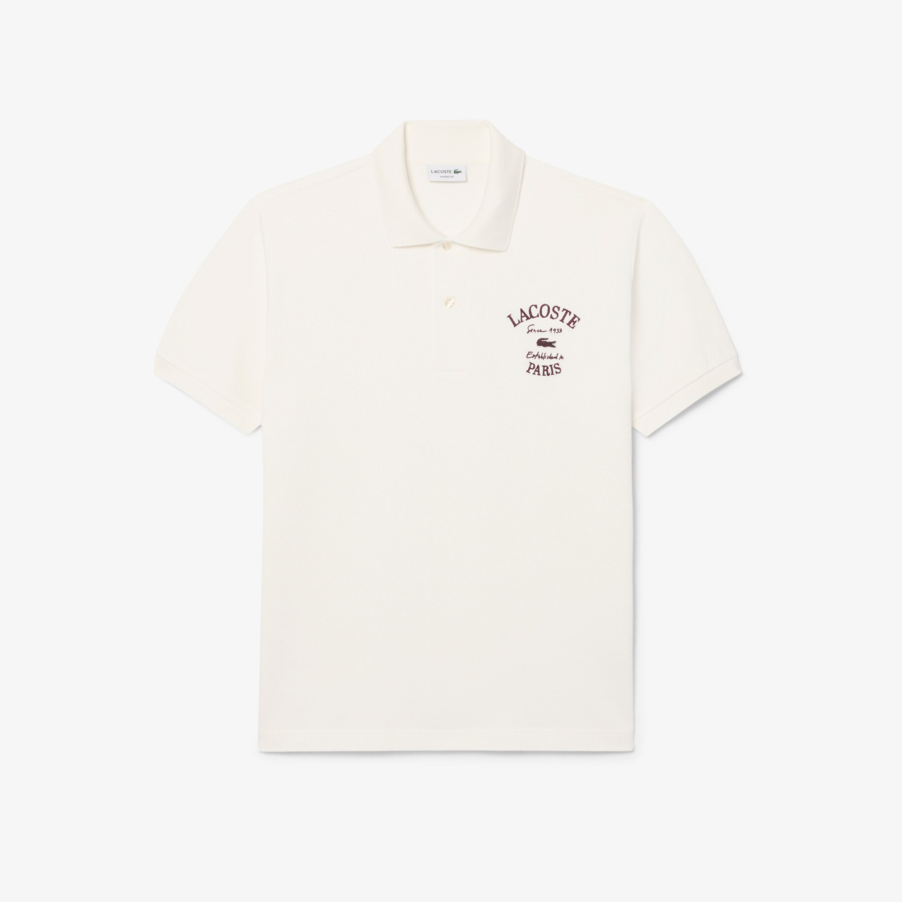 Classic Fit Embroidered Petit Piqu&eacute; Polo Shirt image number 3