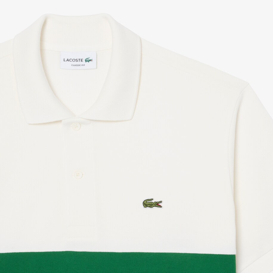 Classic Fit Colour-Block Petit Piqu&eacute; Polo Shirt image number 4