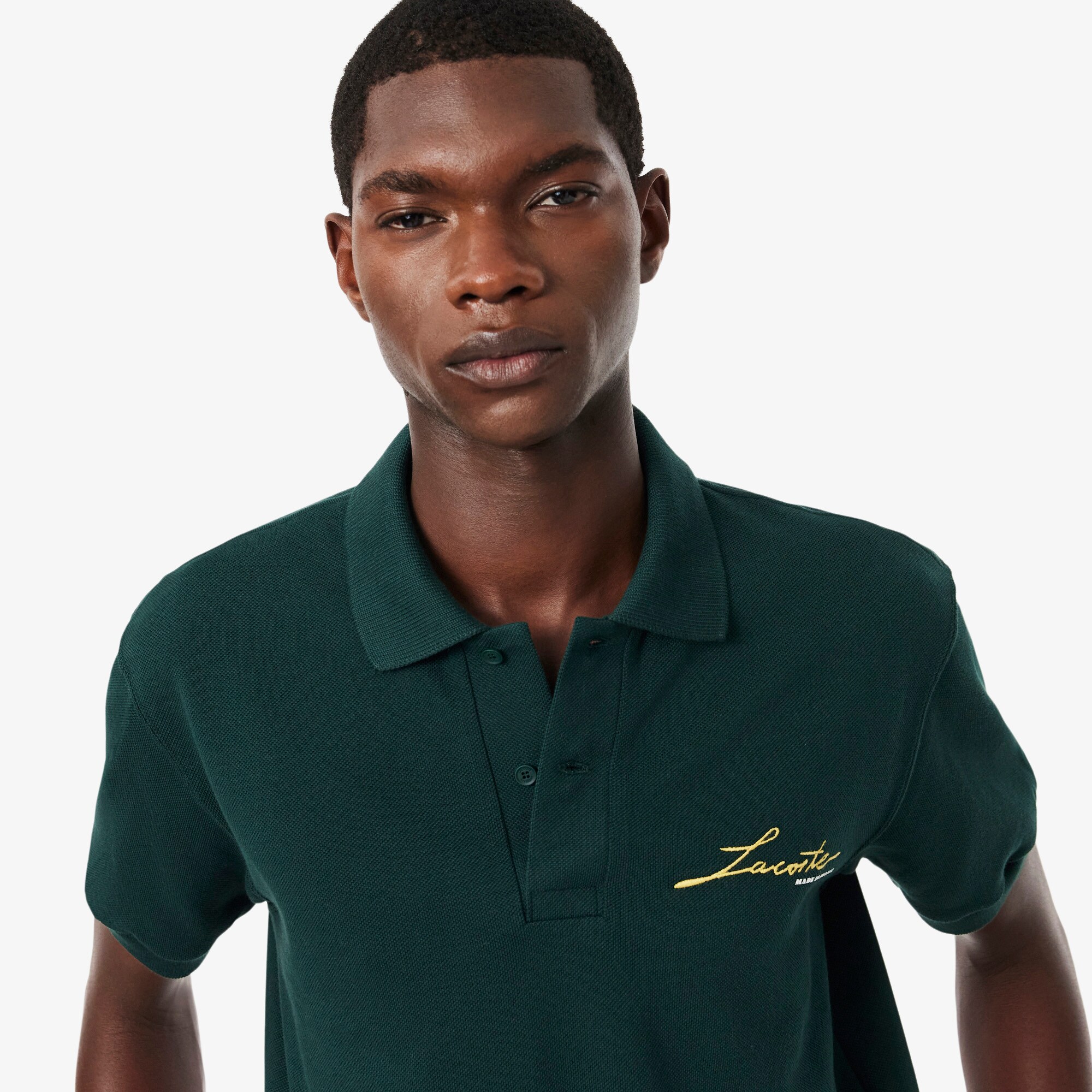 Classic Fit French Made Piqu&eacute; Polo Shirt image number 1