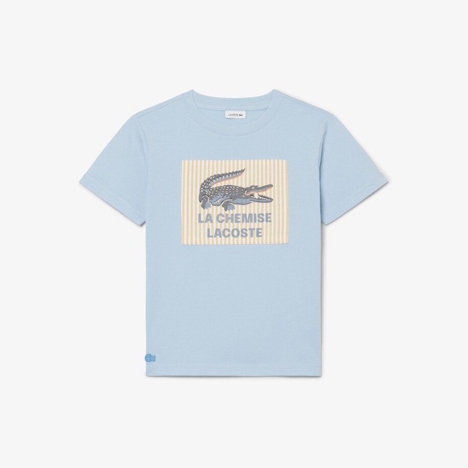 Badge Accent Cotton T-shirt image number 3