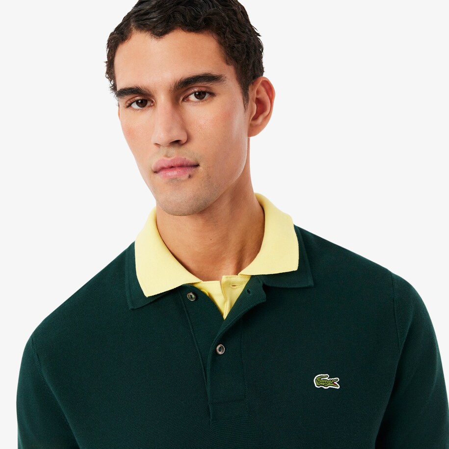 Classic Fit Knitted Polo Shirt image number 1