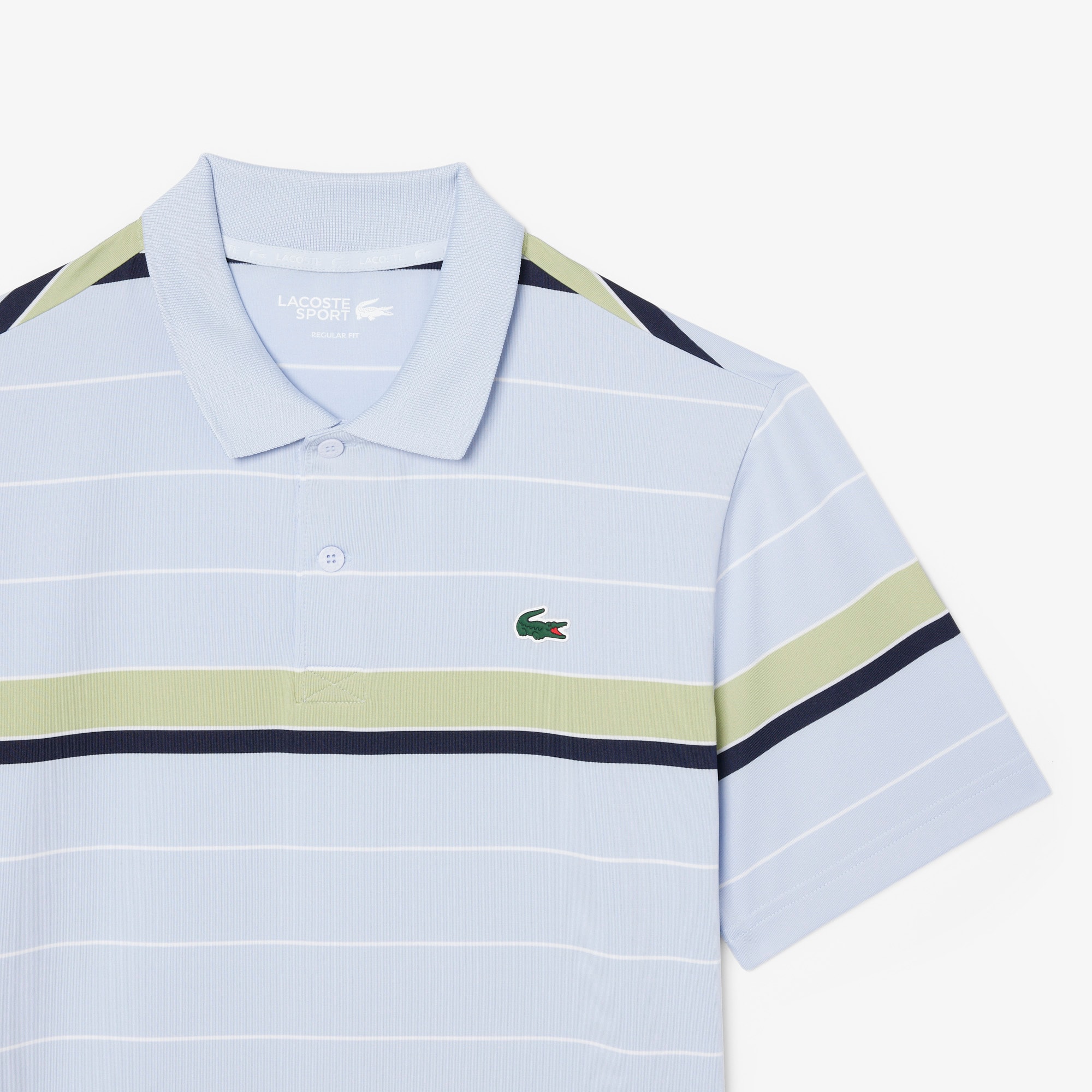 Regular Fit Ultra Dry Striped Golf Polo Shirt image number 4