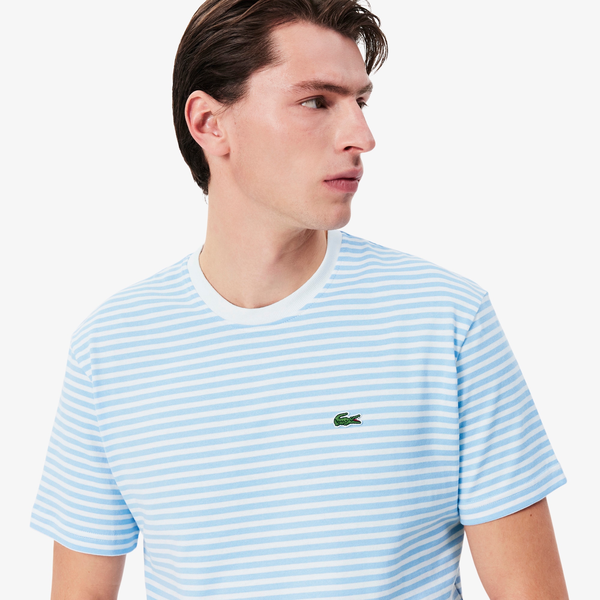 Heavy Cotton Striped T-shirt image number 1