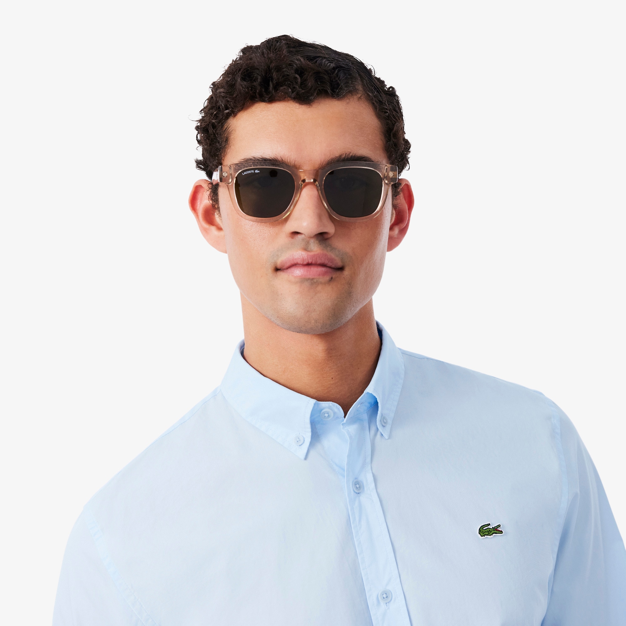 Regular Fit Stretch Poplin Shirt image number 1