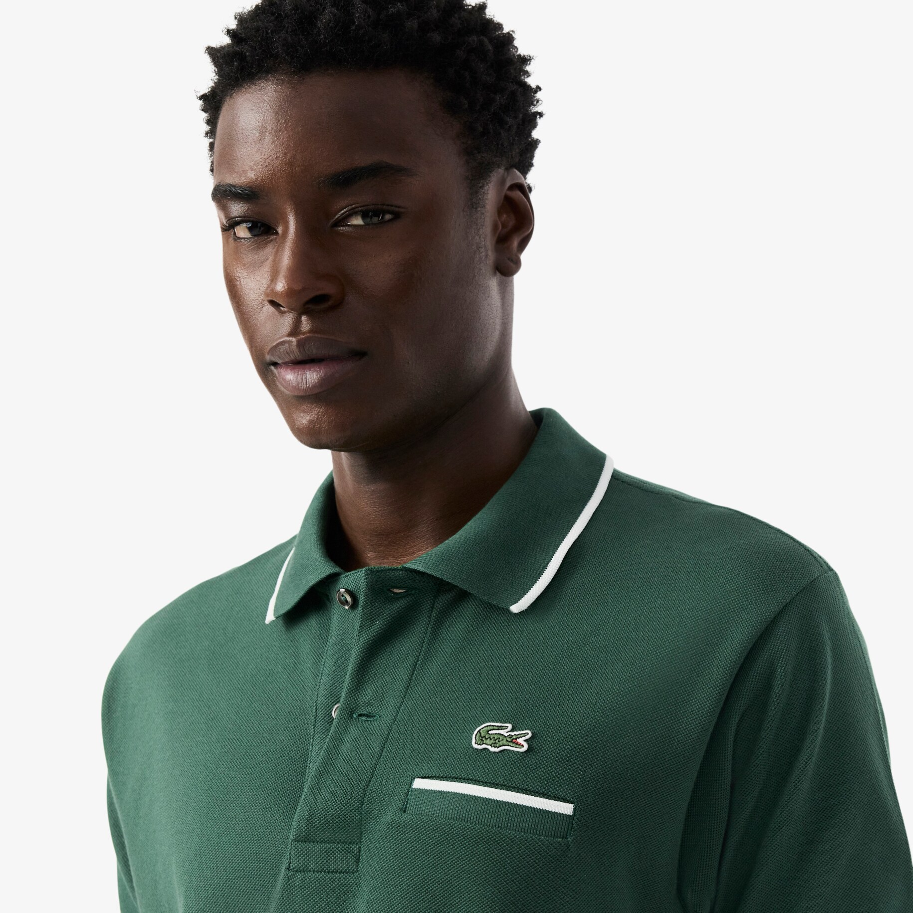 Classic Fit Pocket Accent L.12.12 Polo Shirt image number 1