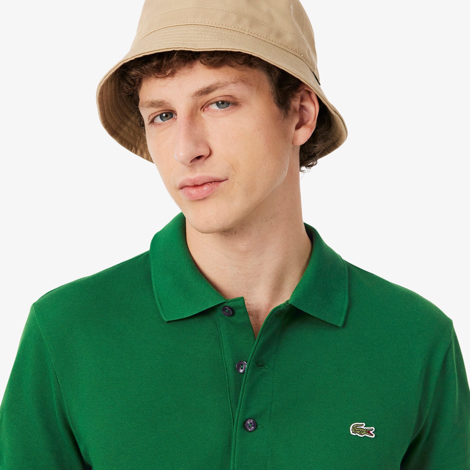 Slim Fit Stretch Mini Piqu&eacute; Polo Shirt image number 1