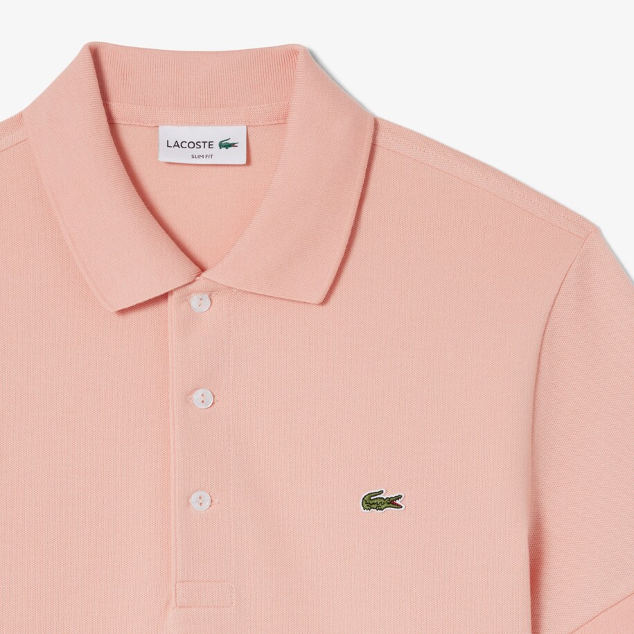 Slim Fit Stretch Piqu&eacute; Polo Shirt image number 4