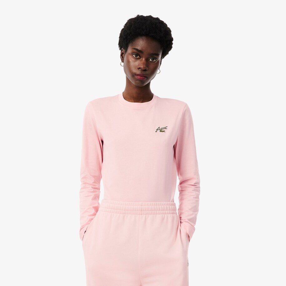 Regular Fit Long Sleeved Cotton T-shirt image number 0