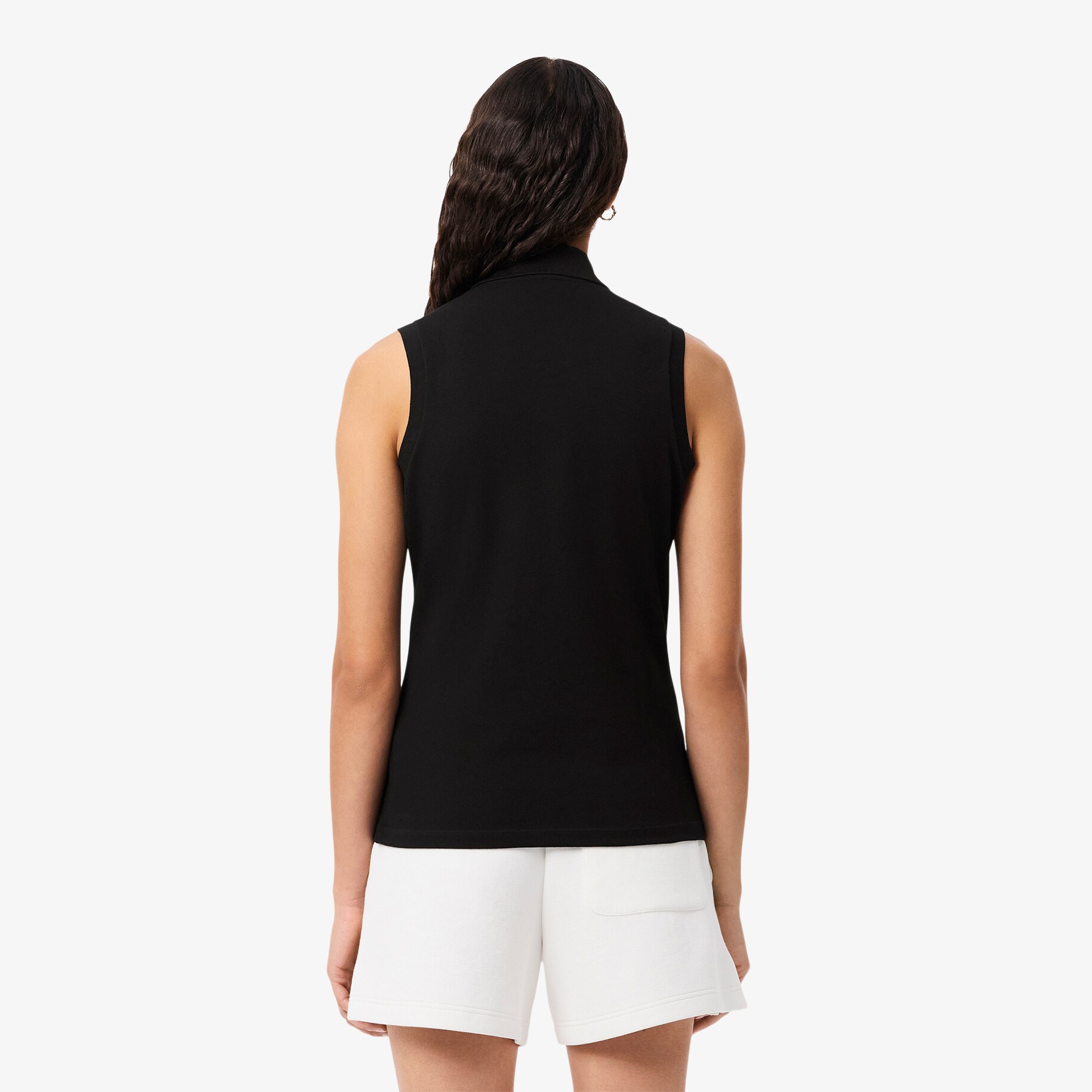 Slim Fit L.12.D Sleeveless Stretch Polo Shirt image number 2