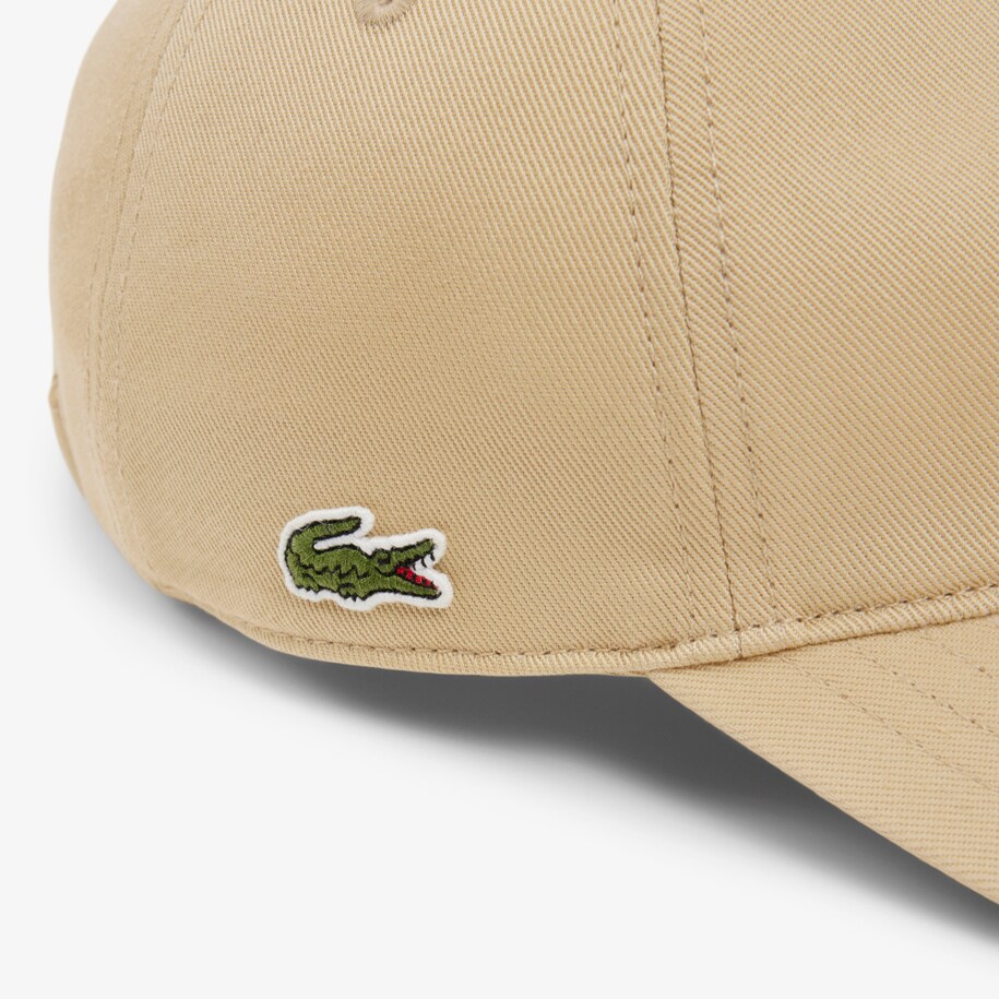 Unisex Lacoste Organic Cotton Twill Cap image number 3