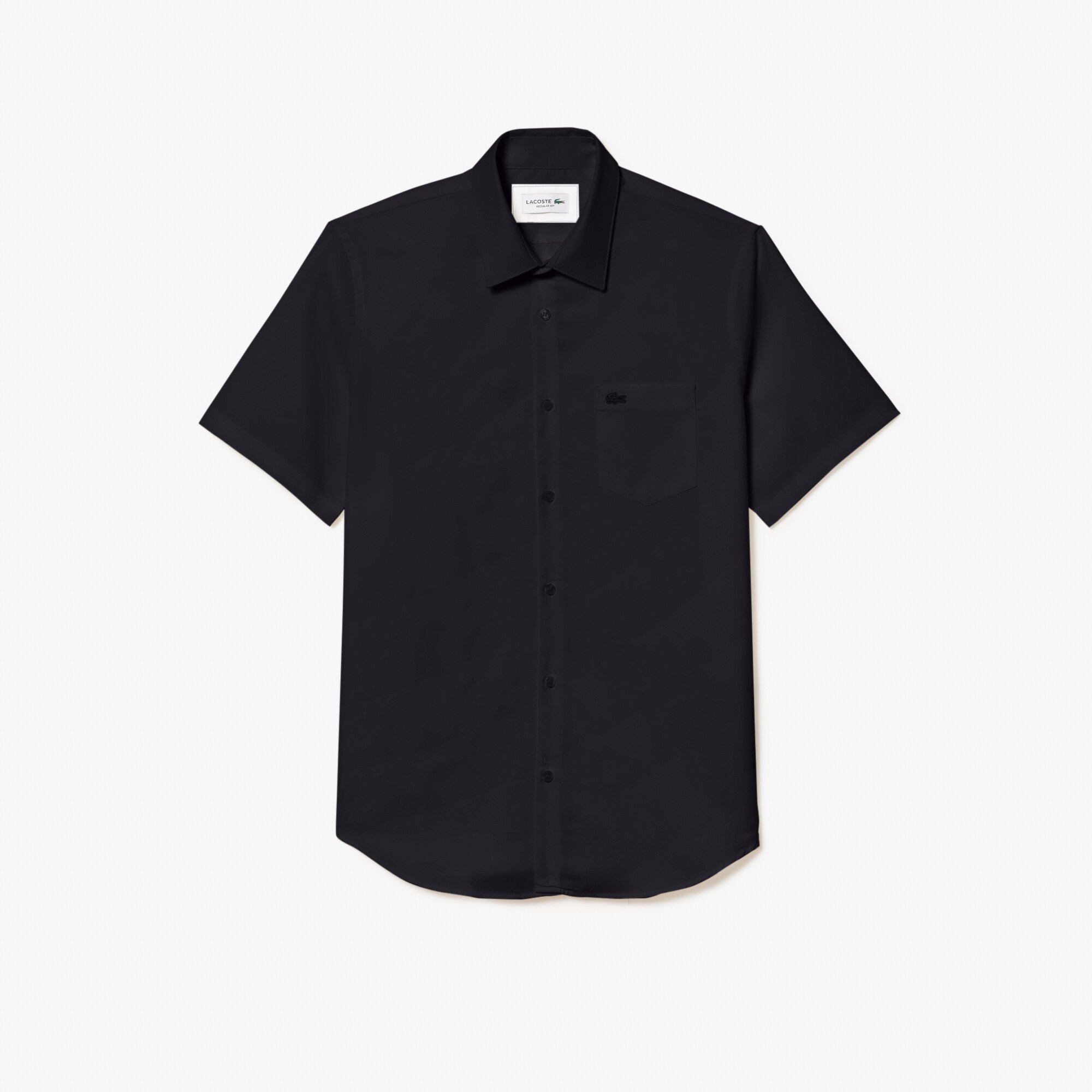 Men's Regular Fit Solid Cotton Shirt image number 3