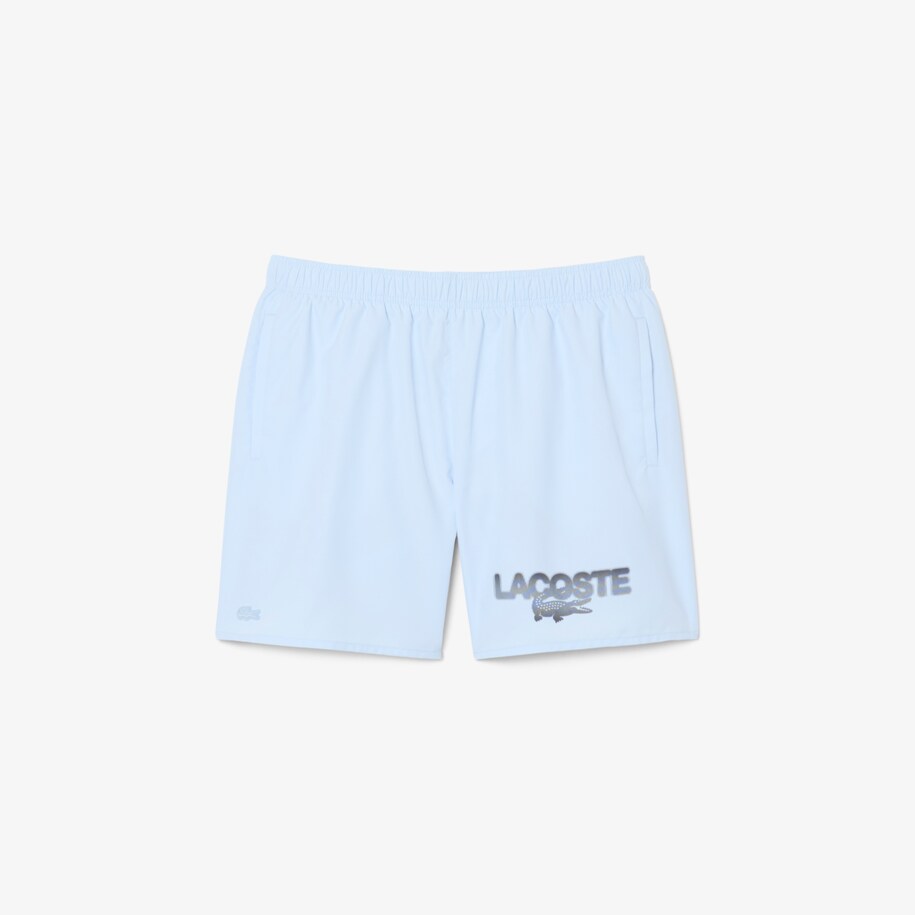 Mid Length Printed Swim Trunks image number 3
