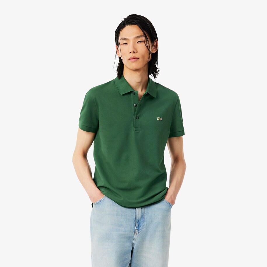 Slim Fit Stretch Mini Piqu&eacute; Polo Shirt image number 0