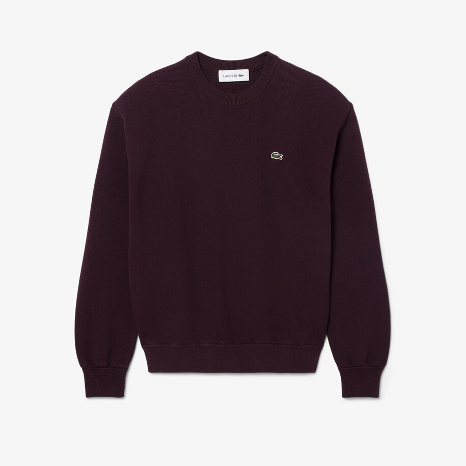 Relaxed Fit Cotton Crew Neck Sweater image number 3