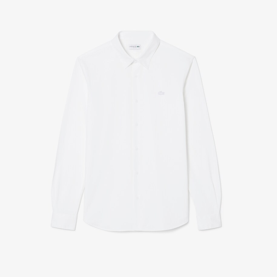 Slim Fit Cotton Blend Shirt image number 3