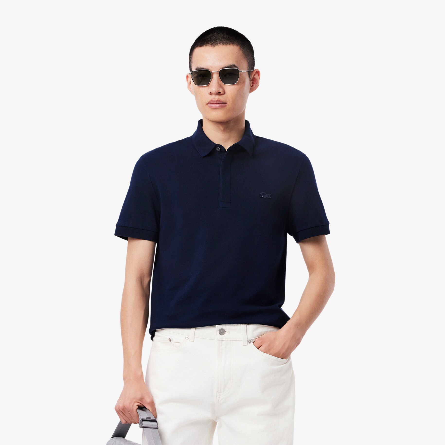 Regular Fit Paris Stretch Piqu&eacute; Polo Shirt image number 0