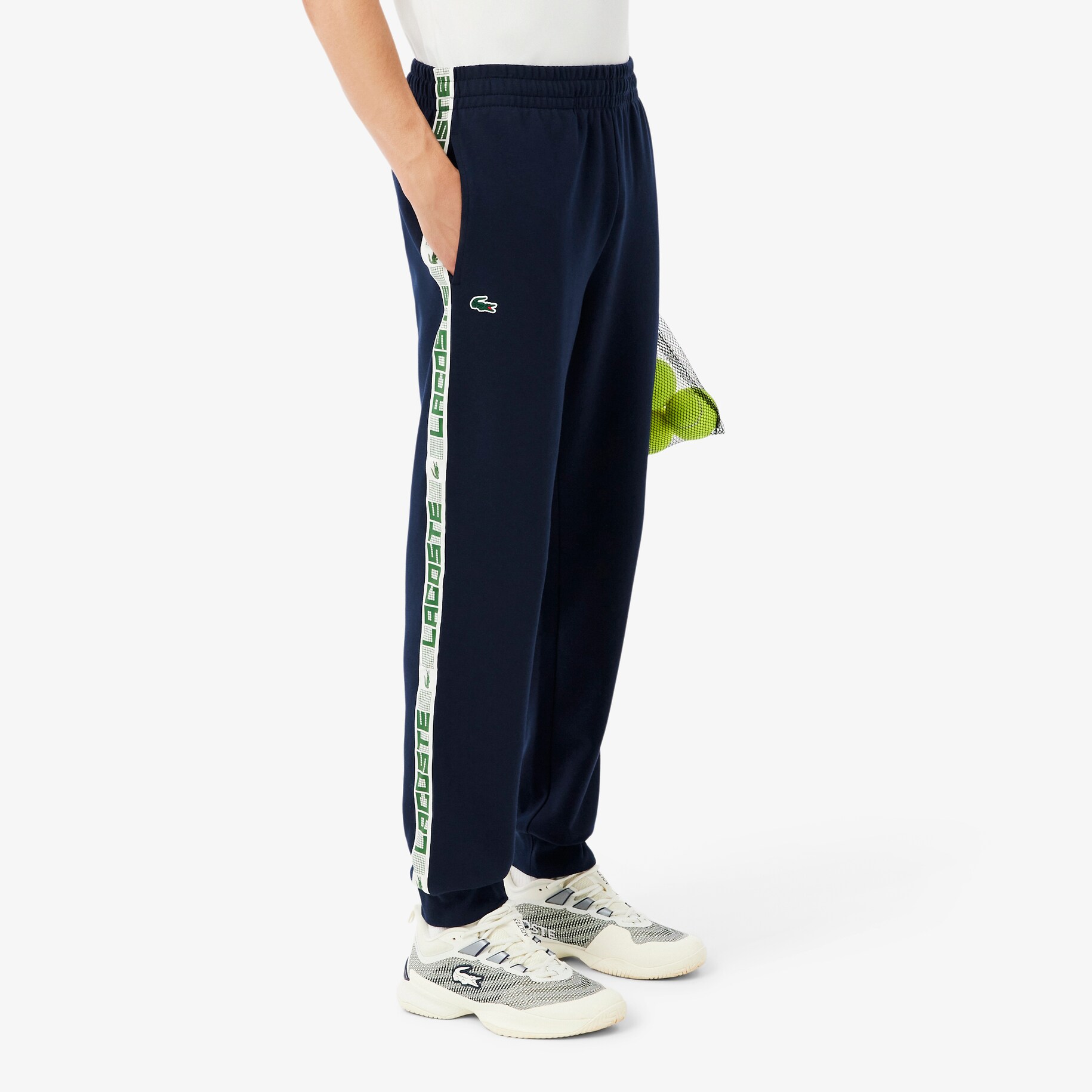 Tennis Logo Stripe Tracksuit Pants image number 1