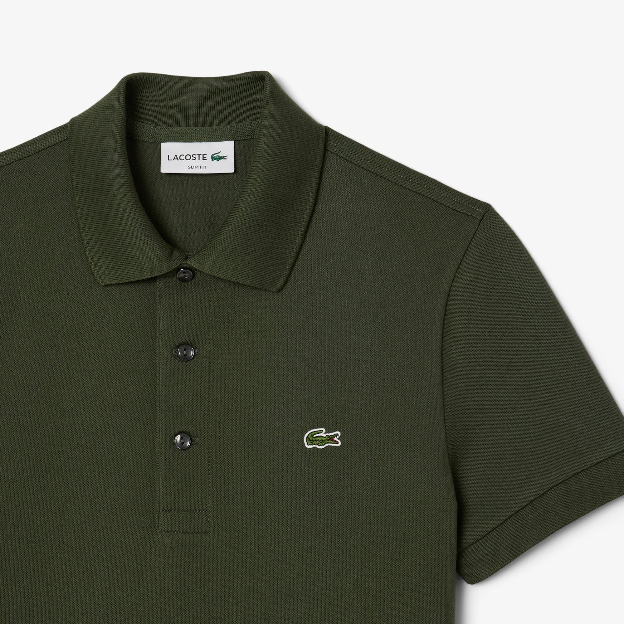 Slim Fit Stretch Mini Piqu&eacute; Polo Shirt image number 1