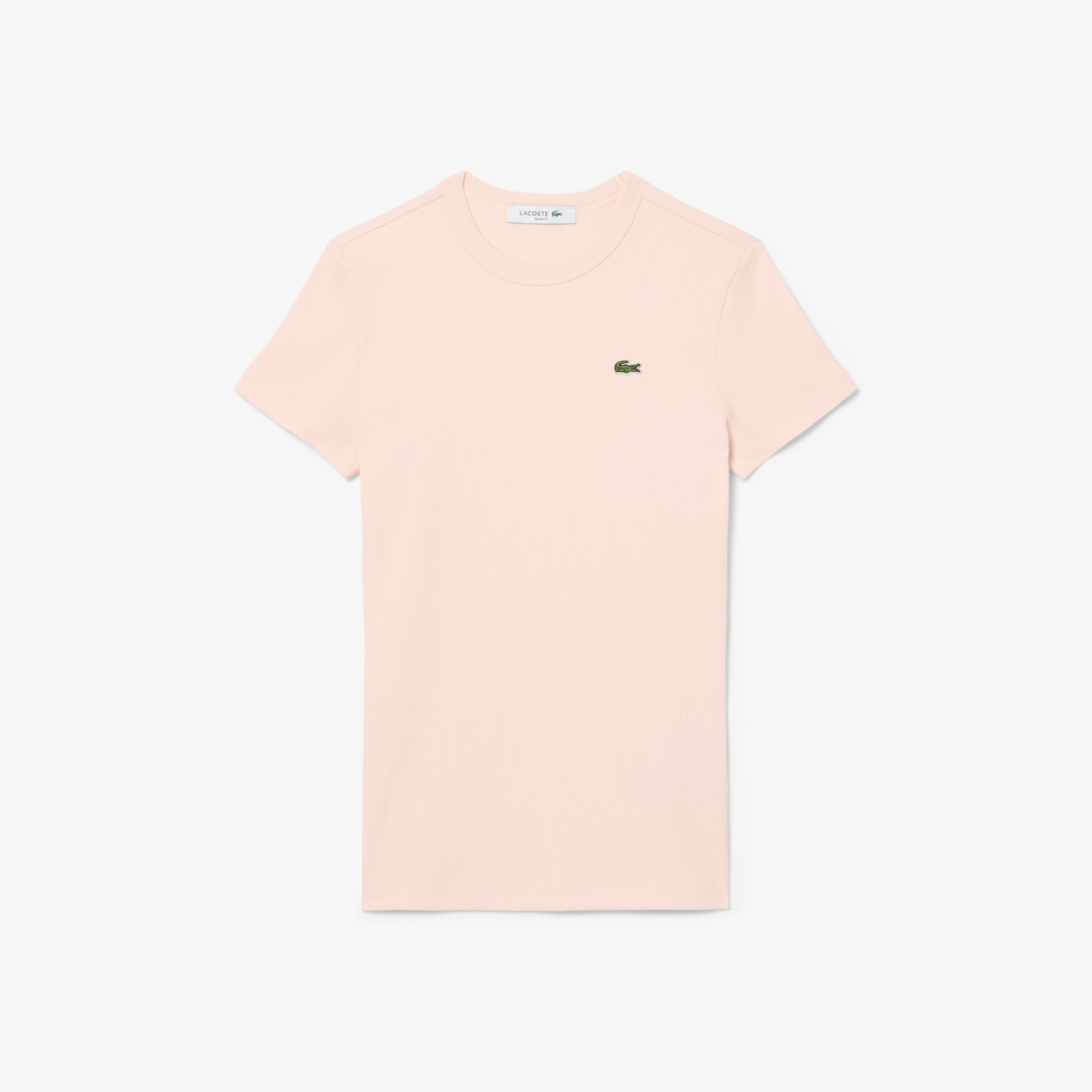 Slim Fit Ribbed Cotton T-shirt image number 3