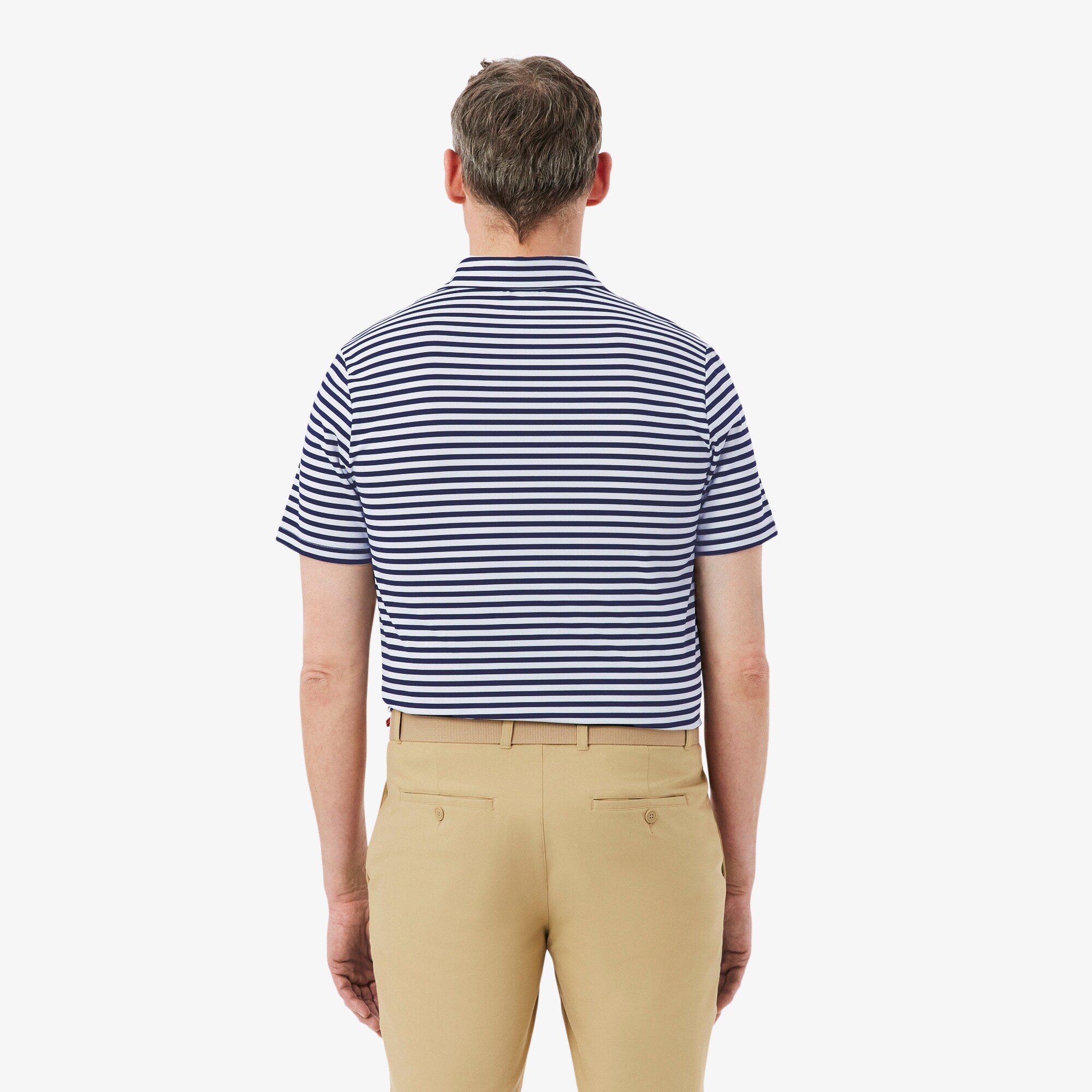 Regular Fit Ultra Dry Striped Golf Polo Shirt image number 2