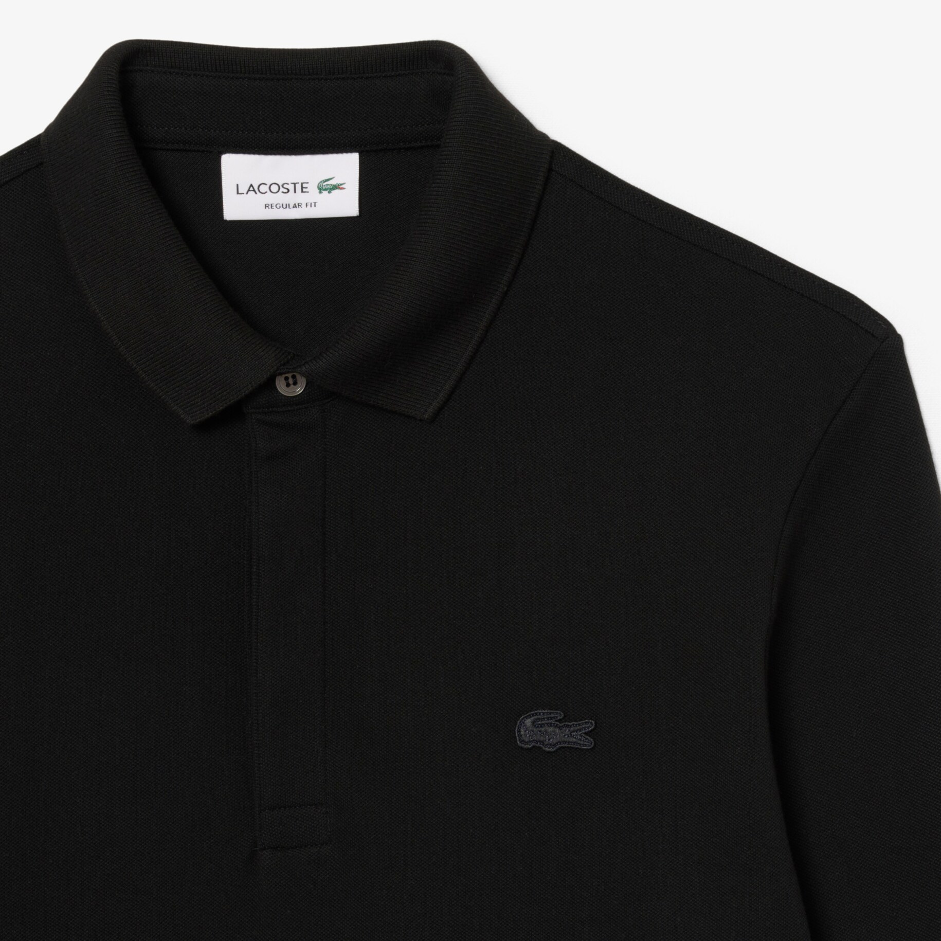 Smart Paris long sleeve stretch cotton Polo Shirt image number 5