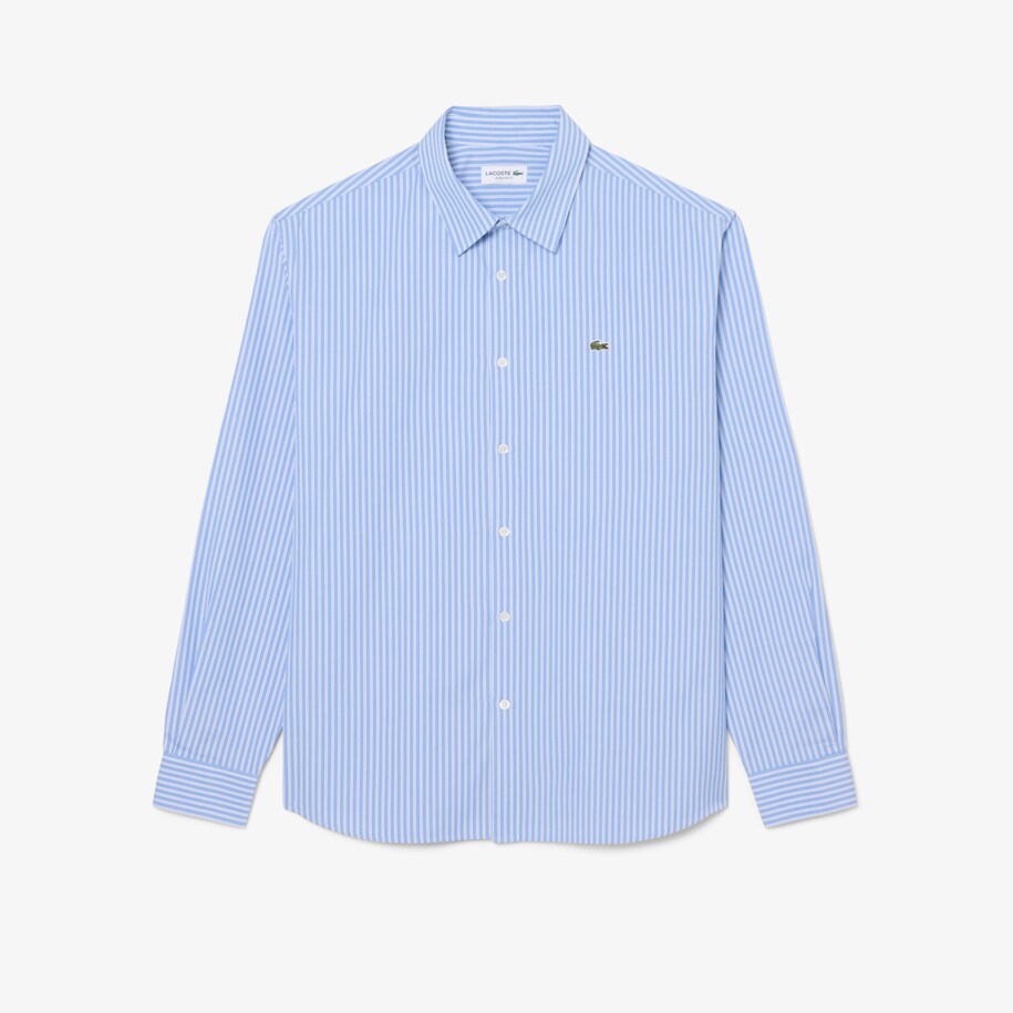 Regular Fit Striped Pinpoint Shirt image number 3