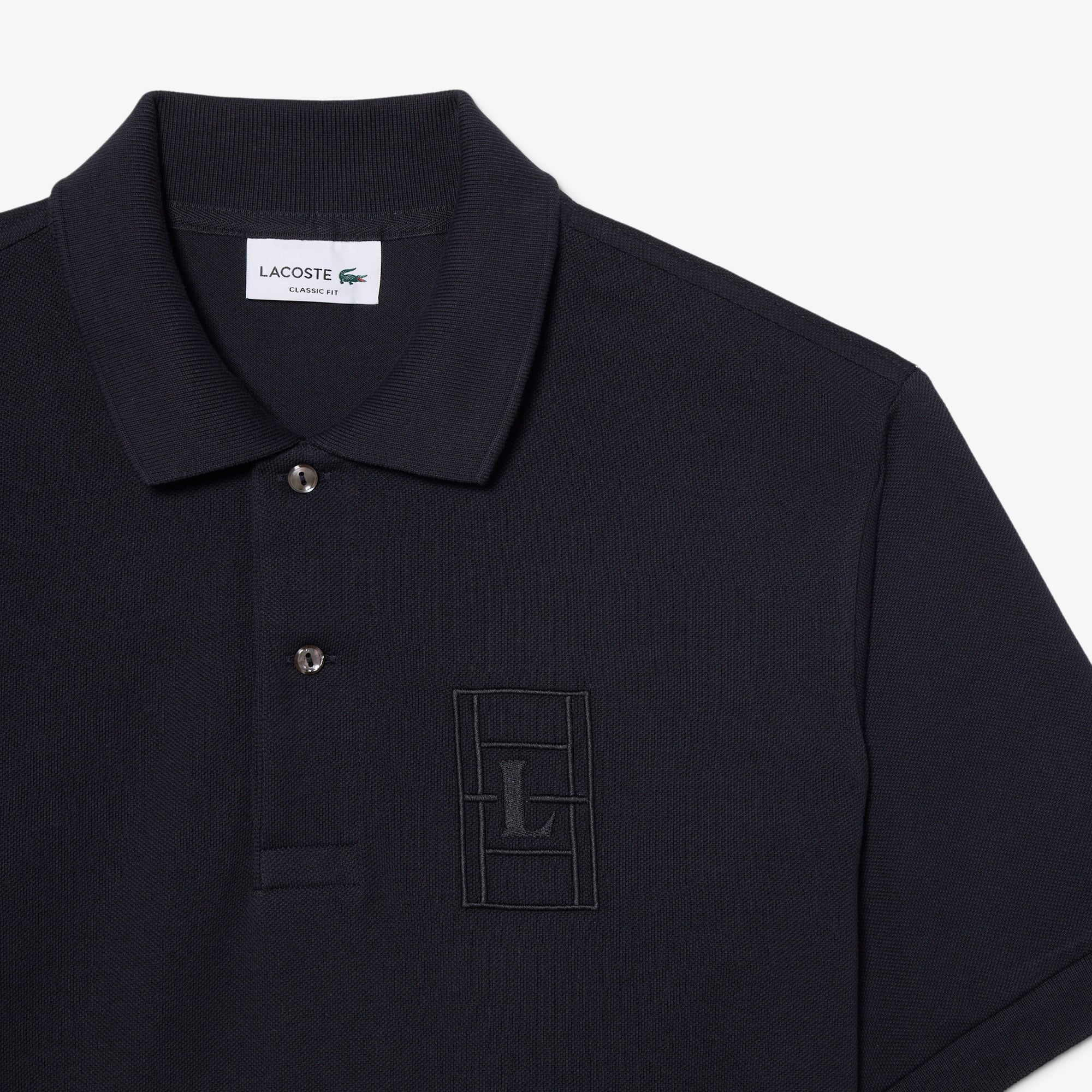Classic Fit Embroidery Detail Petit Piqu&eacute; Polo Shirt image number 4