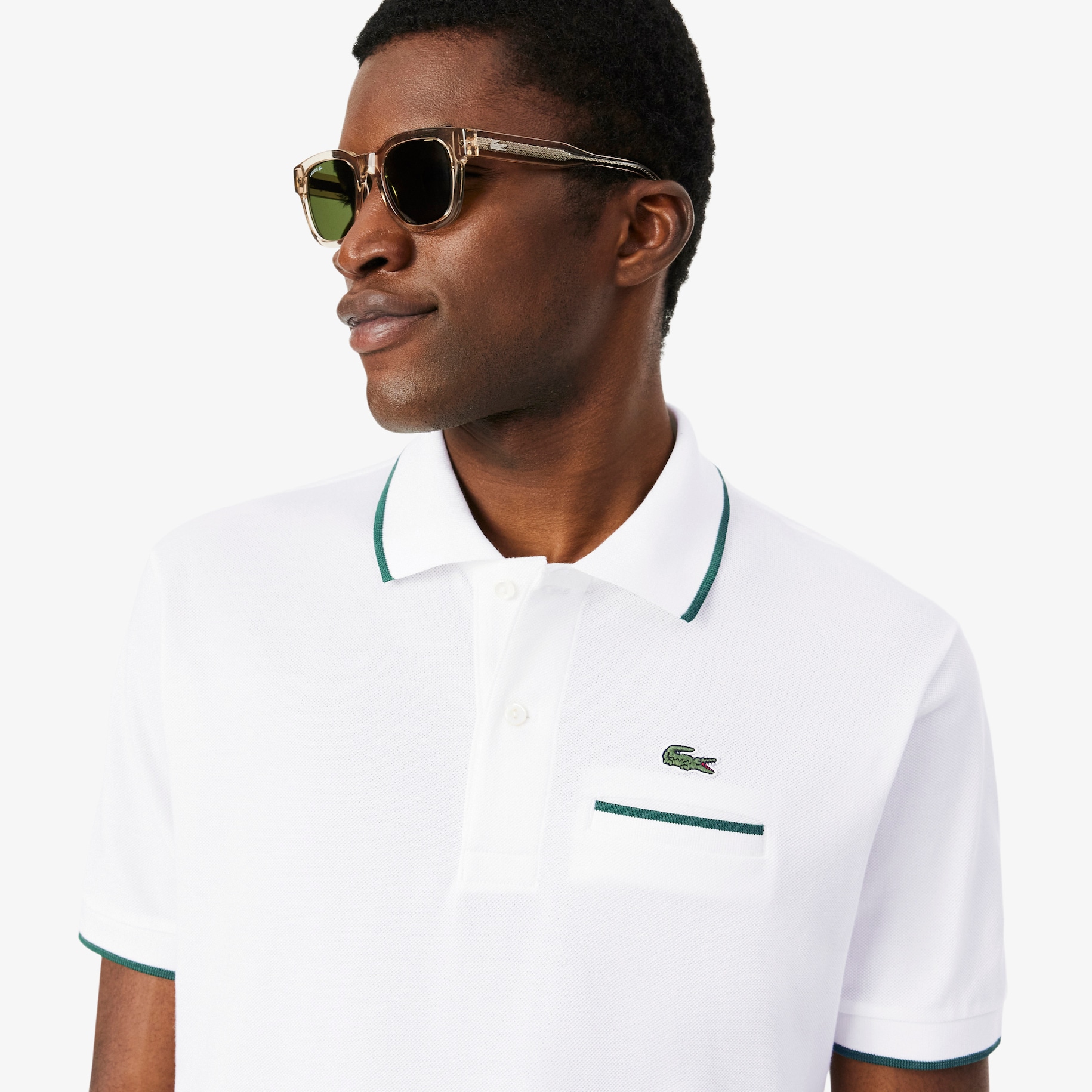 Classic Fit Pocket Accent L.12.12 Polo Shirt image number 1