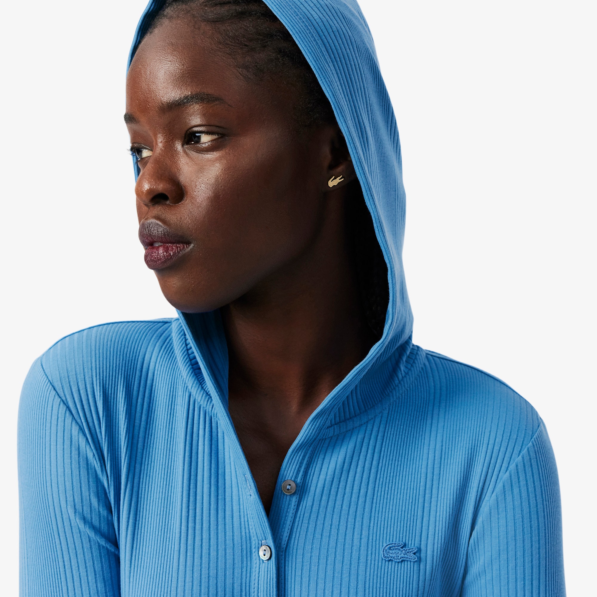 Long Sleeved Slim Fit Cotton T-shirt image number 1