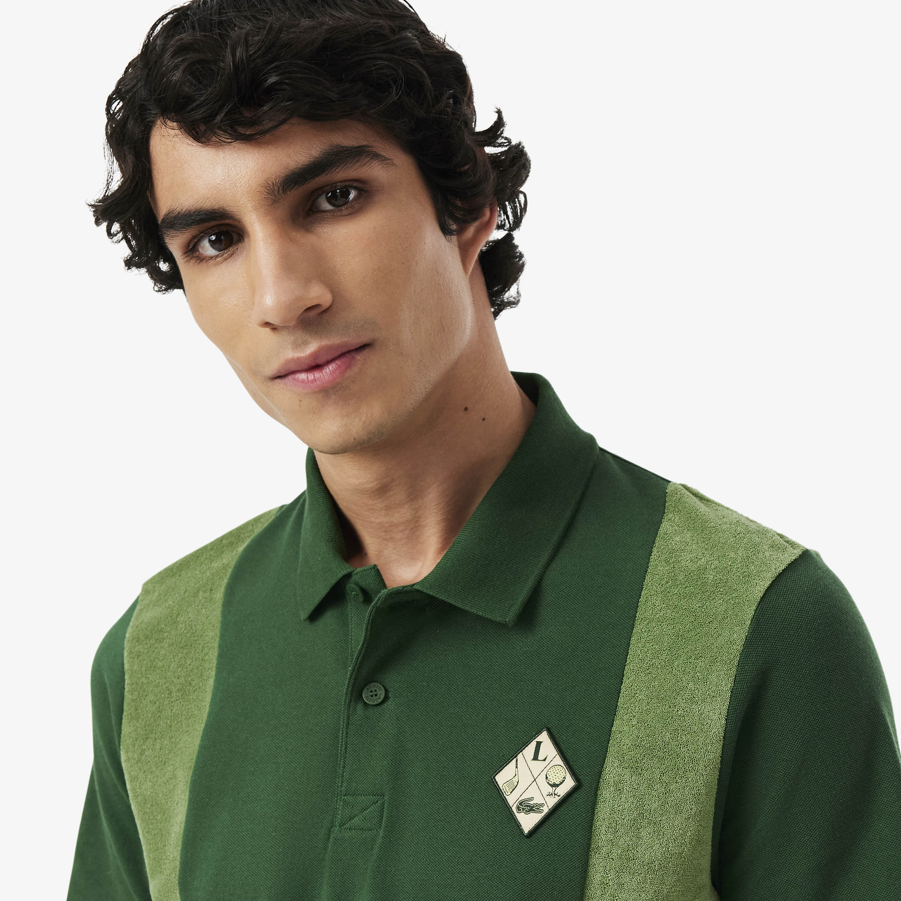 Relaxed Fit Piqu&eacute; Golf Polo Shirt image number 1