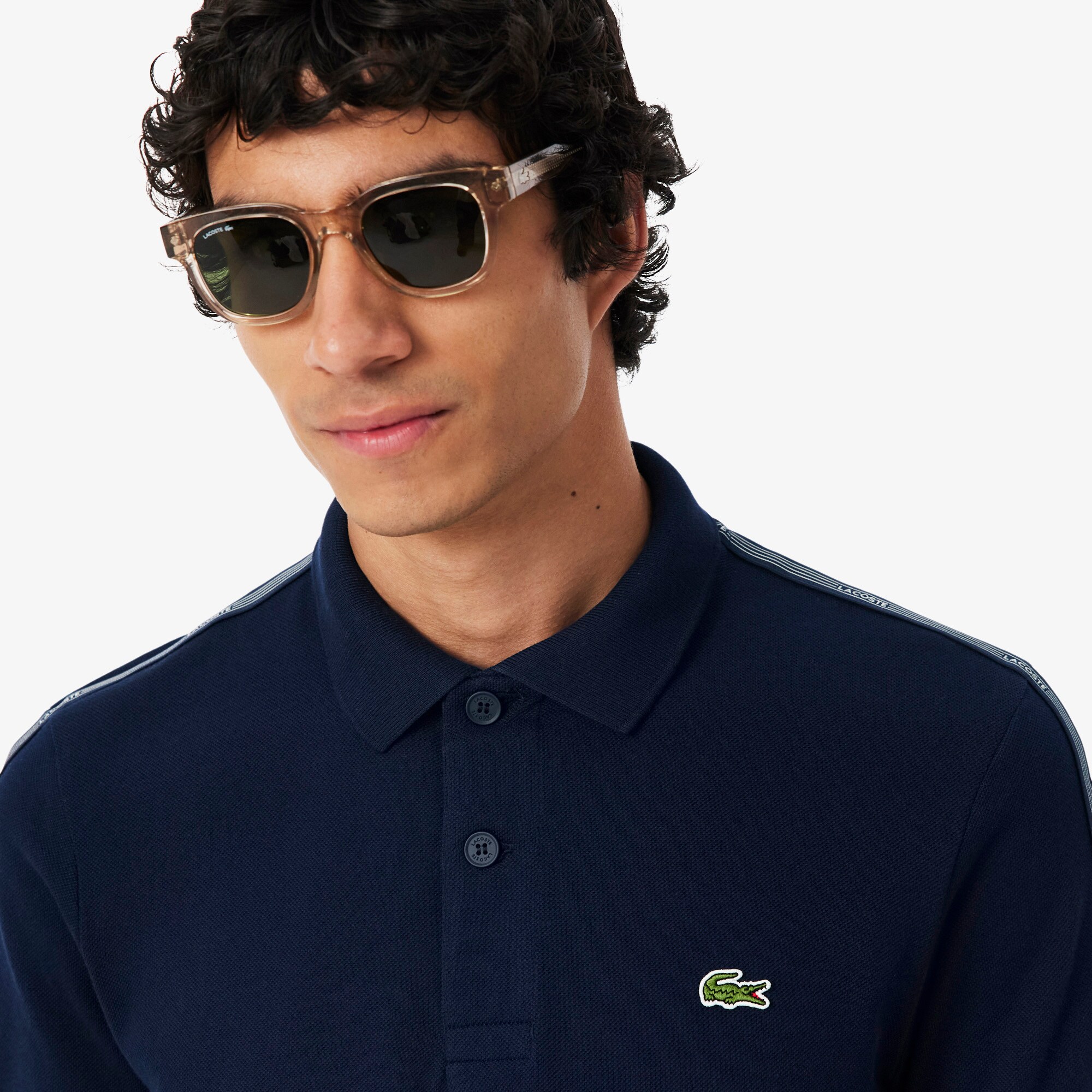 Regular Fit Logo Stripe Polo Shirt image number 1