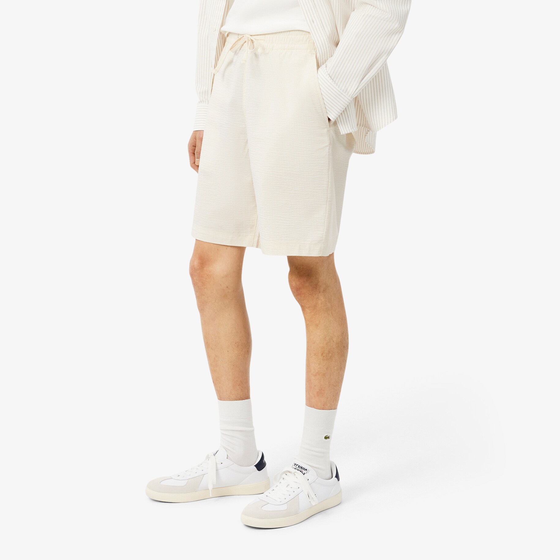 Cotton Seersucker Shorts image number 1
