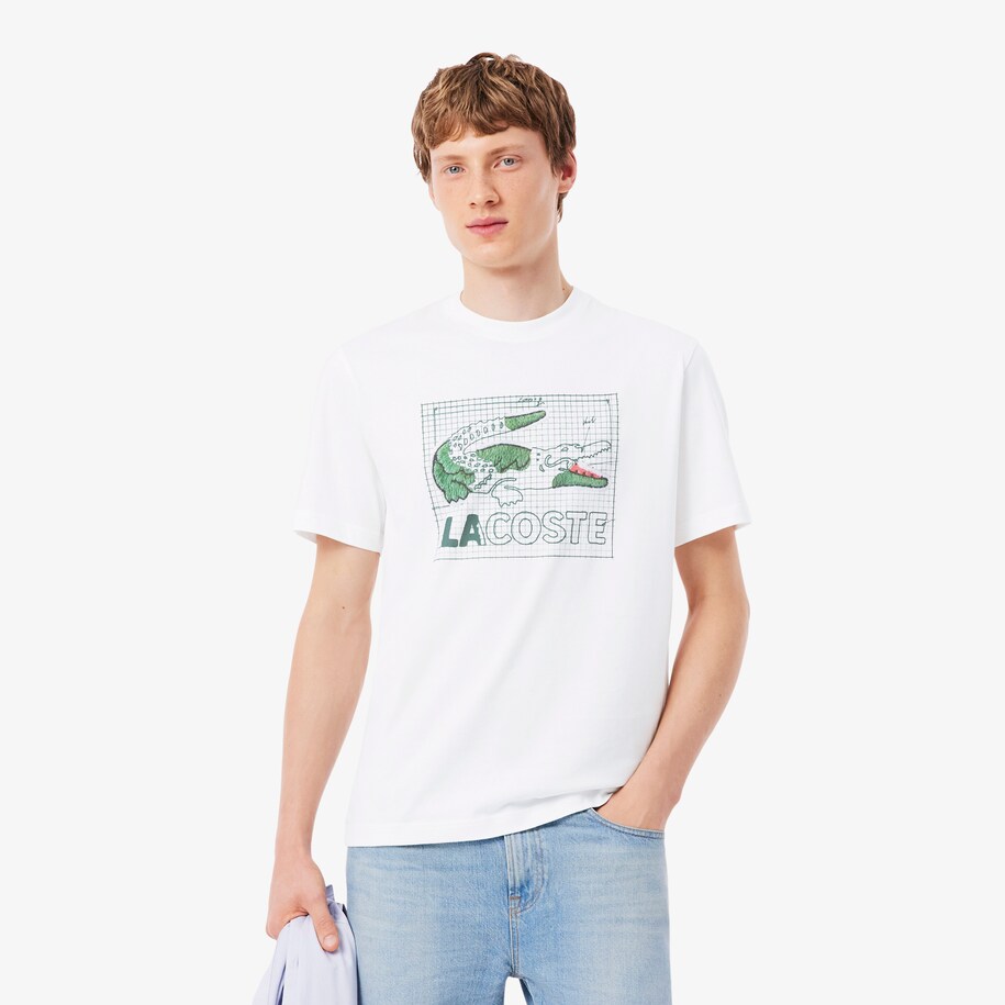 Printed Cotton T-shirt image number 0