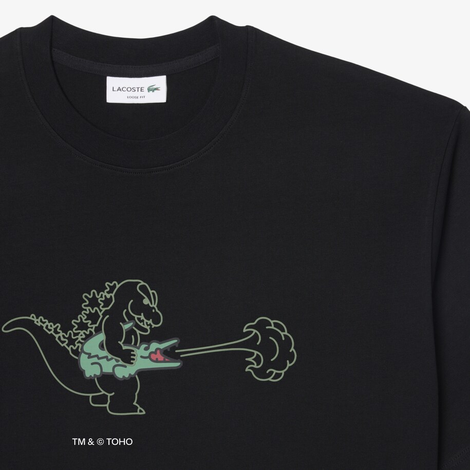 T-shirt Lacoste & Godzilla image number 4