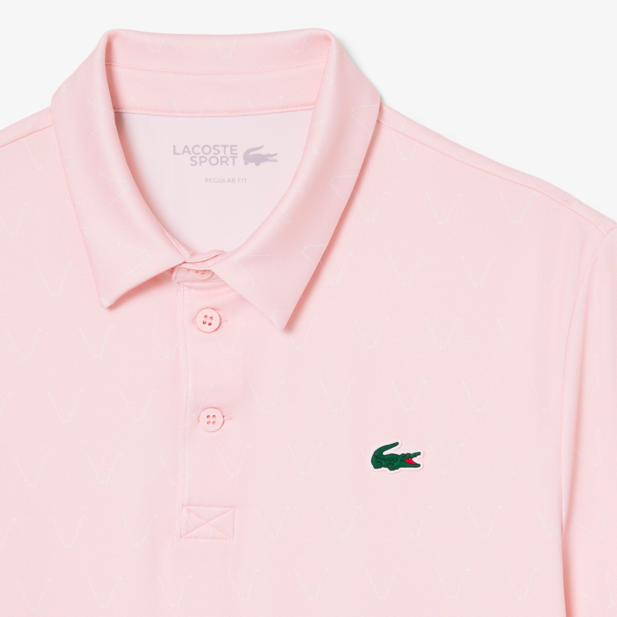 Regular Fit Printed Golf Polo Shirt image number 4