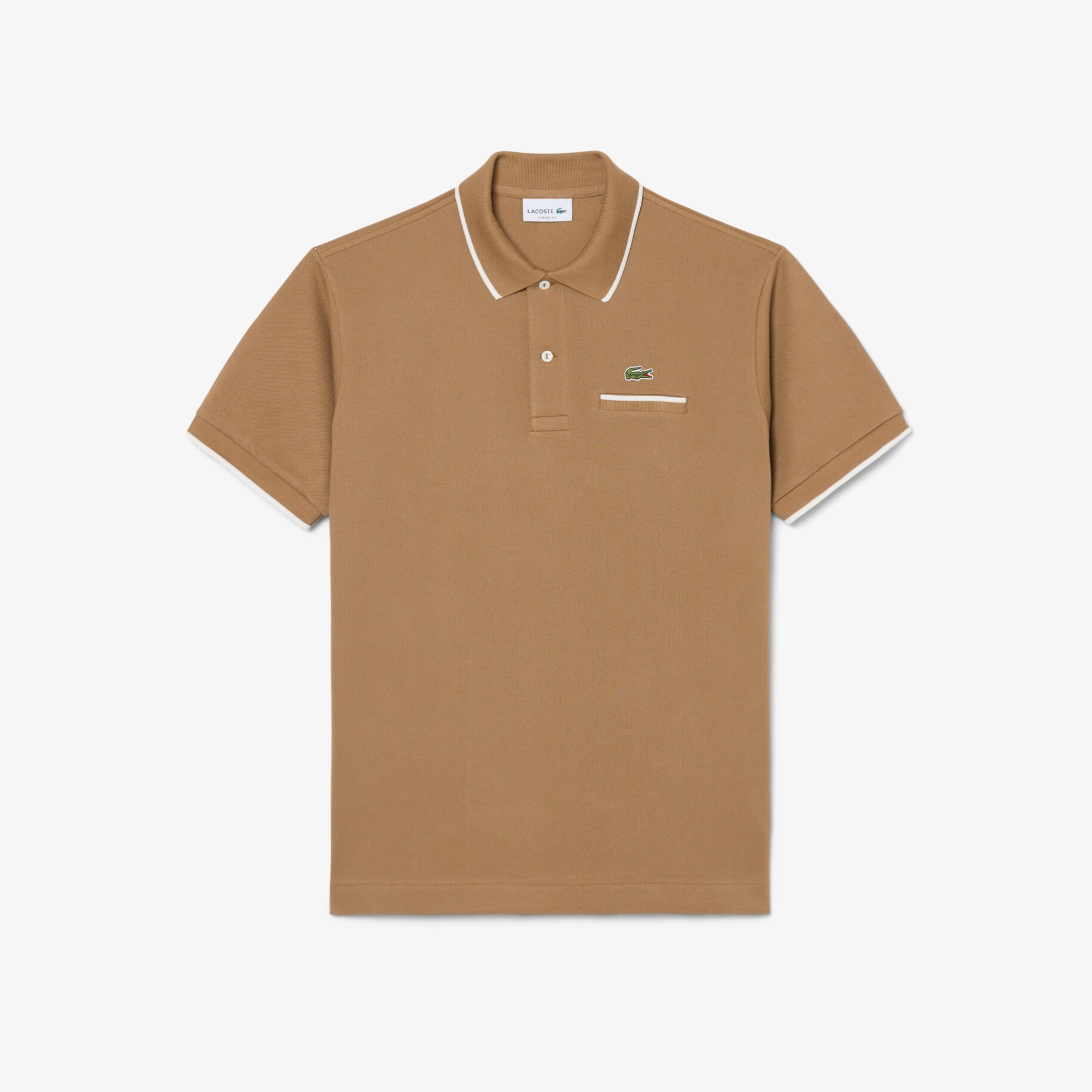 Classic Fit Pocket Accent L.12.12 Polo Shirt image number 3
