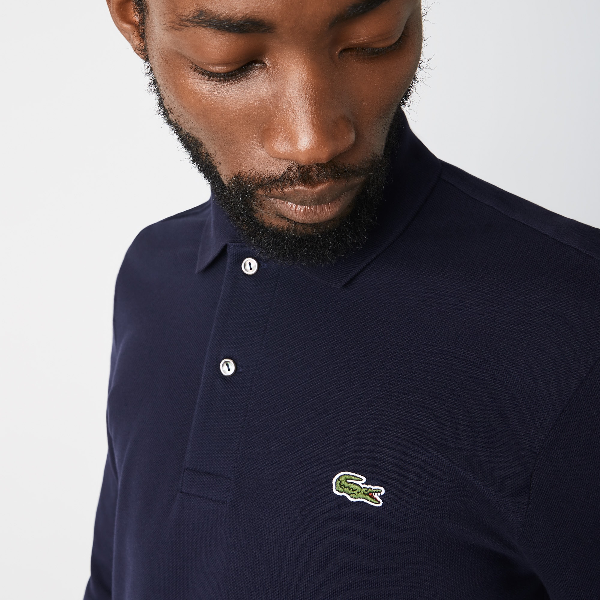 Classic Fit Long Sleeved L.12.12 Polo Shirt image number 3