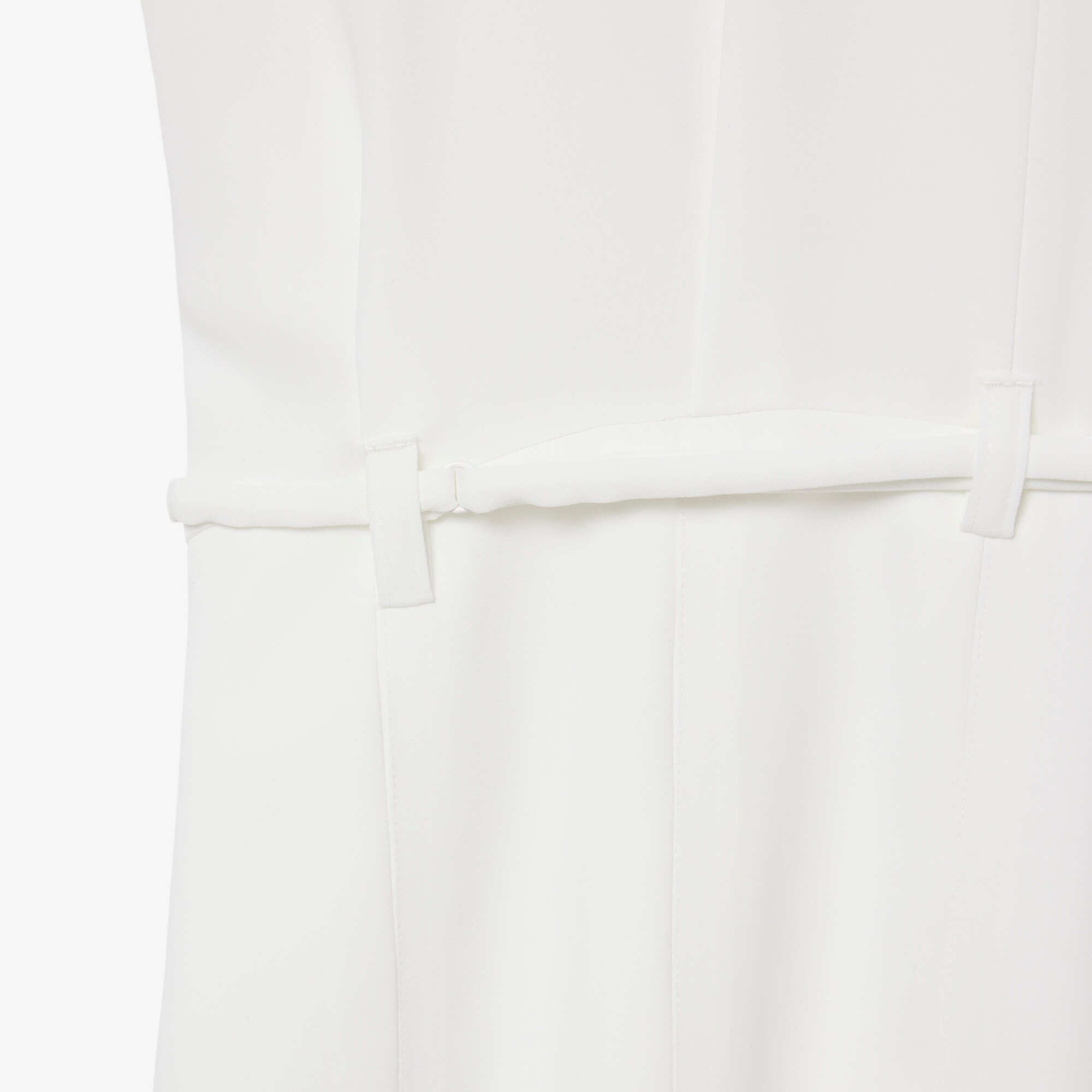 Runway Pleated Embroidery Detail Polo Dress image number 8