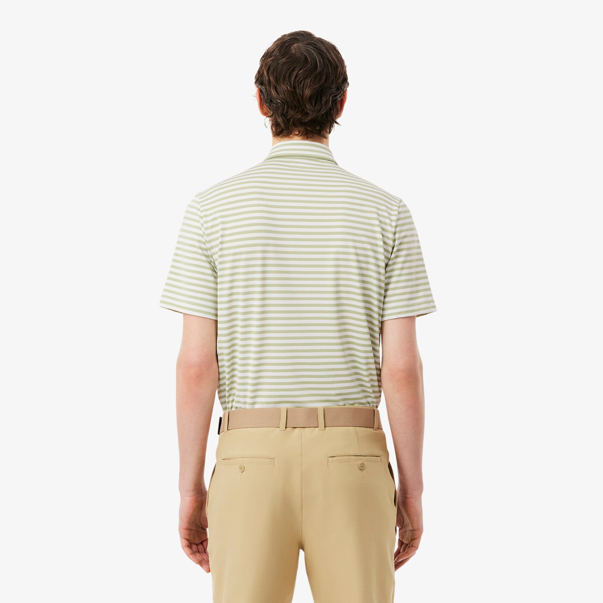 Regular Fit Ultra Dry Striped Golf Polo Shirt image number 2