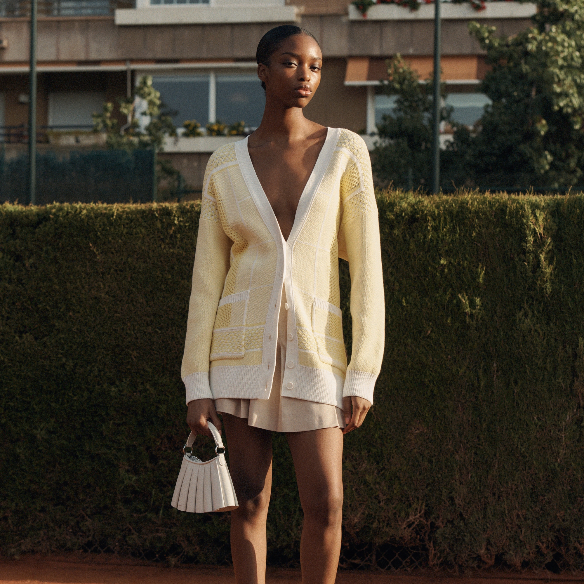 Runway Leather Lenglen Mini Purse image number 7