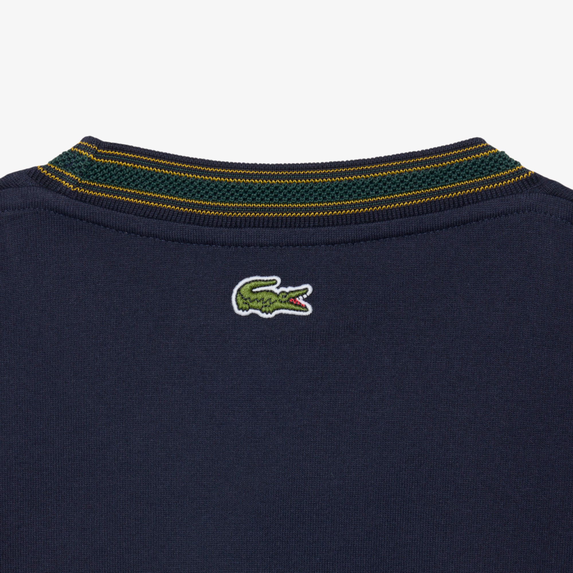French Made Badge Accent Striped T-shirt image number 5