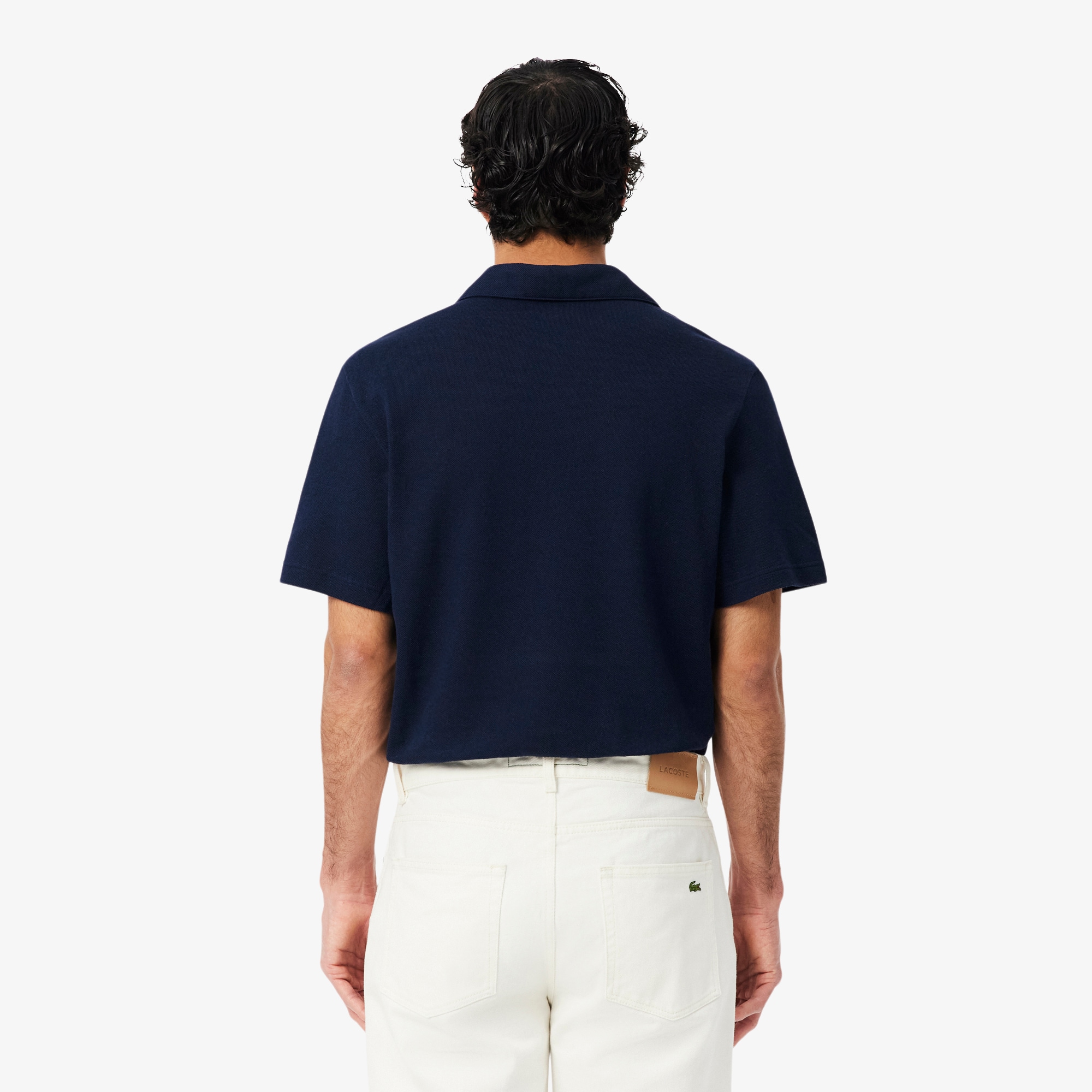 Classic Fit Cotton-Linen Polo Shirt image number 2