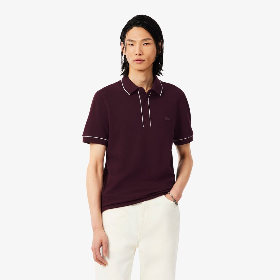 Regular Fit Paris Stretch Piqu&eacute; Polo Shirt image number 0