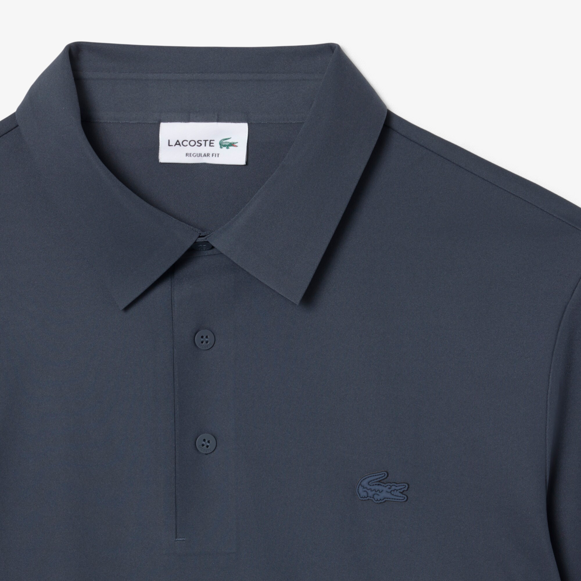 Regular Fit Long Sleeved Commuter Polo Shirt image number 1