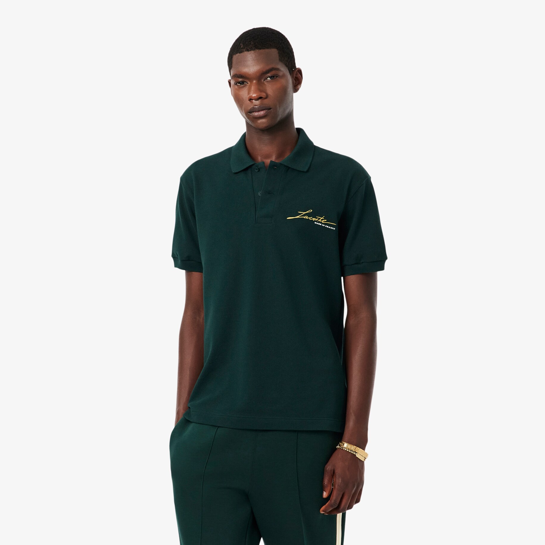 Classic Fit French Made Piqu&eacute; Polo Shirt image number 0