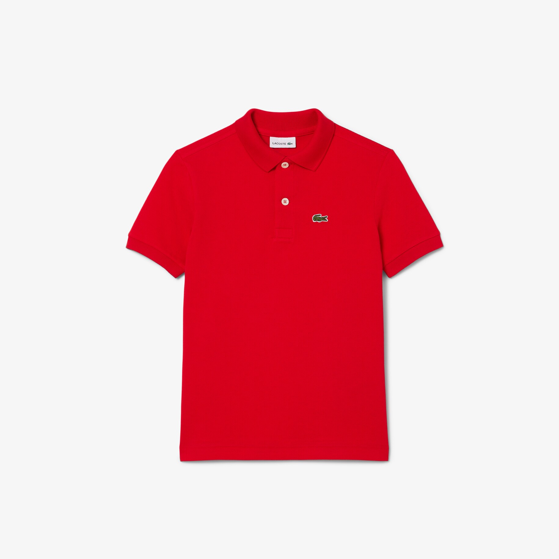 Kids' Lacoste Regular Fit Petit Piqu&eacute; Polo Shirt image number 3