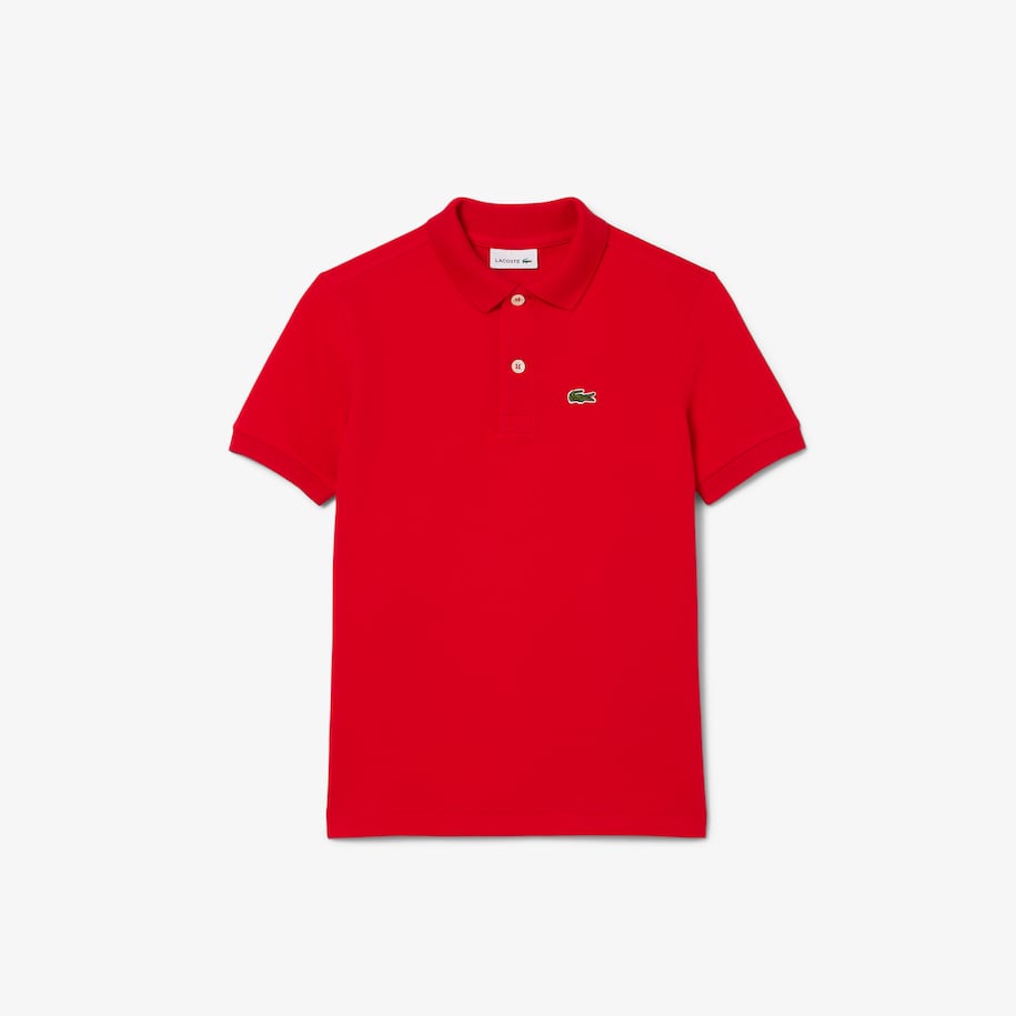 Kids' Lacoste Regular Fit Petit Piqu&eacute; Polo Shirt image number 3