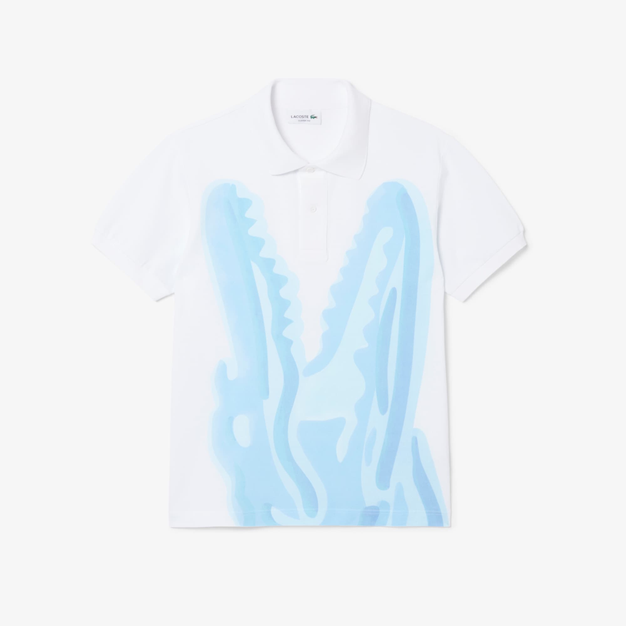 Classic Fit Printed Piqu&eacute; Polo Shirt image number 3
